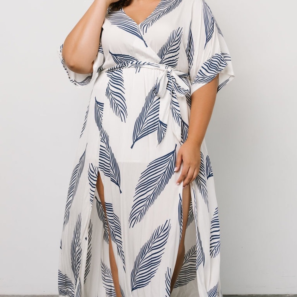 Baltic Born Corinth Print Maxi Dress Sz Large